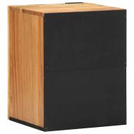 Шкаф за мивка в баня Солидно акациево дърво 38 x 33,5 x 48 см