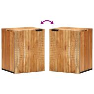 Шкаф за мивка в баня Солидно акациево дърво 38 x 33,5 x 48 см