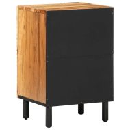 Шкаф за мивка в баня Солидно акациево дърво Инженерно дърво