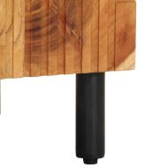 Шкаф за мивка в баня Солидно акациево дърво Инженерно дърво