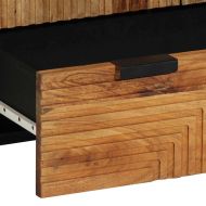 Висок шкаф Естествен 60 x 33,5 x 100 см Солидно акациево дърво