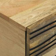 Масичка за кафе Кафяв и черен 80 x 50 x 40 cm