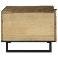 Масичка за кафе Кафяв и черен Размер 100 x 54 x 40 см