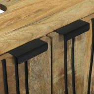 Шкаф за мивка в баня Кафяво 62 x 33 x 58 см Инженерно дърво