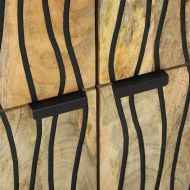 Шкаф Кафяво 60 x 33 x 75 cm мангово дърво масив