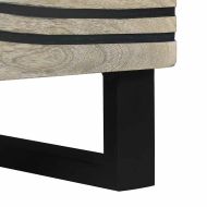 Нощен шкаф 2 pcs Бял и черен 40 x 33 x 46 см