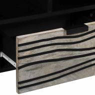 ТВ Единици с чекмедже Бяло 105 x 33 x 46 см Инженерно дърво