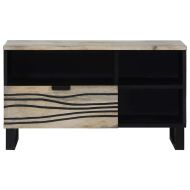 ТВ Единици с чекмедже Бяло 80 x 33 x 46 см Инженерно дърво