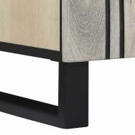 Шкаф за мивка в баня Бяло 62 x 33 x 58 см Инженерно дърво