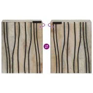 Шкаф за мивка в баня Бяло 38 x 33,5 x 48 см Инженерно дърво