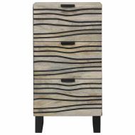 Шкафове и стелажи за съхранение на медии с чекмедже Бял и черен