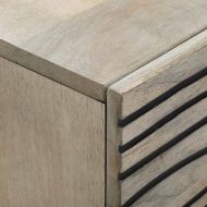 Шкафове и стелажи за съхранение на медии с чекмедже Бял и черен