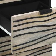 Шкафове и стелажи за съхранение на медии с чекмедже Бял и черен