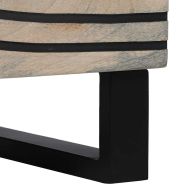 Шкафове и стелажи за съхранение на медии Бял и черен