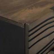 Нощен шкаф Орех 40 x 33 x 46 см Масивна акациева дървесина