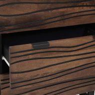 Служебен шкаф с чекмедже Кафяво 60 x 33.5 x 75 см