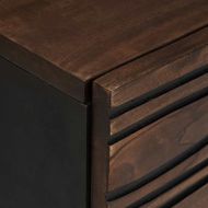 Масичка за кафе Кафяв и черен 80 x 50 x 40 cm