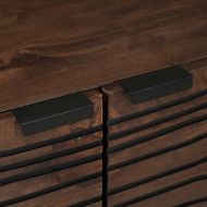 Масичка за кафе Кафяв и черен 80 x 50 x 40 cm