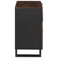 Нощен шкаф Орех 50 x 33 x 62 см Масивна акациева дървесина