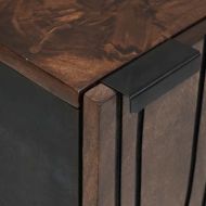 Шкаф за мивка в баня Орех 38 x 33,5 x 48 см Инженерно дърво