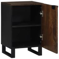 Шкаф за мивка в баня Орех 38 x 33,5 x 58 см Инженерно дърво