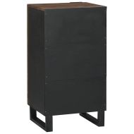 Страничен шкаф Кафяво 40 x 33 x 75 см мангово дърво масив