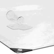 Прозрачен брезент с капси 3x4 м, полиетилен