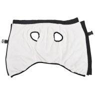 Кучешко палто с ремък Водоустойчиво светлоотразително черно L68