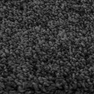 Антихлъзгащ shaggy килим Тъмен сив 120 x 120 cm ПП
