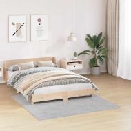 Антихлъзгащ shaggy килим Сив 160 x 160 cm ПП