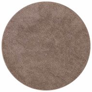 Антихлъзгащ shaggy килим Кафяво 90 x 90 cm ПП