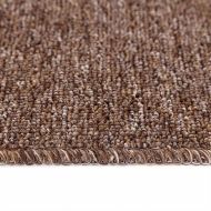 Килимчета против подхлъзване за стълби 15 pcs Кафяво 60 x 25 cm