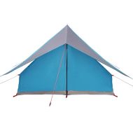 Каравани с покрив Синьо 256 x 266 x 185 см Полиестер