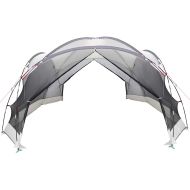 Каравани с покрив Сив 434 x 434 x 230 см Полиестер