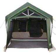 Каравани с покрив Зелен 620 x 322 x 240 см Полиестер