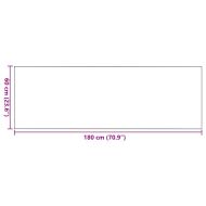 Мат за врата Друг Черно 60 x 180 cm Полипропилен и винил