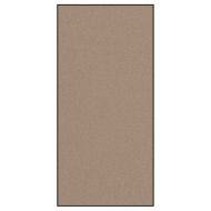 Мат за врата Бежов и черен 120 x 250 cm Полипропилен и винил