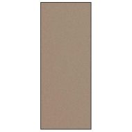 Мат за врата Бежов и черен 120 x 300 cm Полипропилен и винил