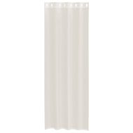 Пердета от воал с втулки, 2 бр, кремаво, 140x260 см