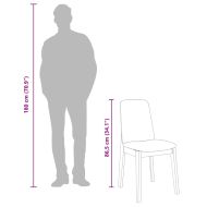 Трапезни столове с възглавници 2бр Кафяв масивна дървесина гума