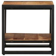 Масичка за кафе Кафяво 40 x 40 x 38 cm Акациево дърво масив