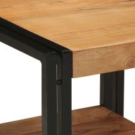 Масичка за кафе Кафяво 40 x 40 x 38 cm Акациево дърво масив