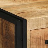 Нощен шкаф Кафяво 40 x 35 x 50 см мангово дърво масив