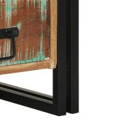 Нощен шкаф Многоцветен 40 x 35 x 50 см регенерирано дърво масив