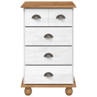 Шкаф с чекмеджета с чекмедже ASKIM Бяло 45.8 x 40 x 79 см