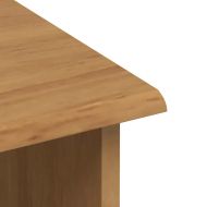 хранилка ASKIM Кафяво 91 x 30 x 104 см Борово дърво масив