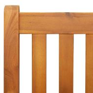 Люлееща се пейка за градина Кафяво 119 x 35 x 47 см