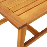 Странична маса Кафяво Масивна акациева дървесина