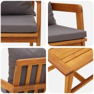 Бистро комплект Кафяво 45 x 45 x 38см