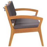 Градинска пейка Кафяво Масивна акациева дървесина